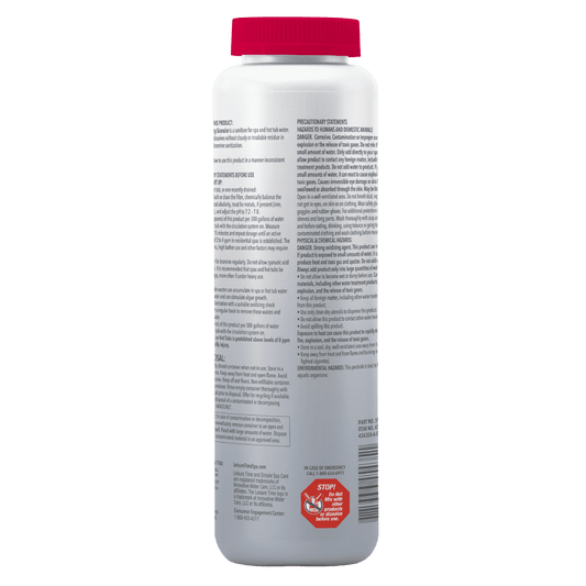 Leisure Time Brominating Granular 2 lbs – Fast-Acting Spa Sanitizer – Easy Water Balance – Includes Scum Sponge and 7-in-1 Test Strips