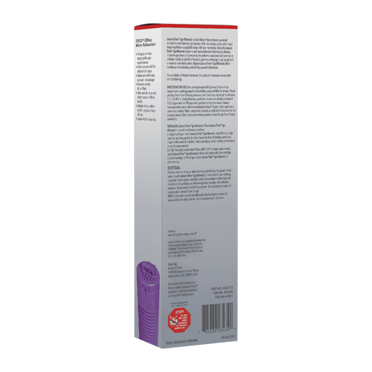 Leisure Time Spa Minerals – Continuous Sanitizer for Hot Tubs – Easy Cartridge System – Includes Scum Sponge and 7-in-1 Test Strips