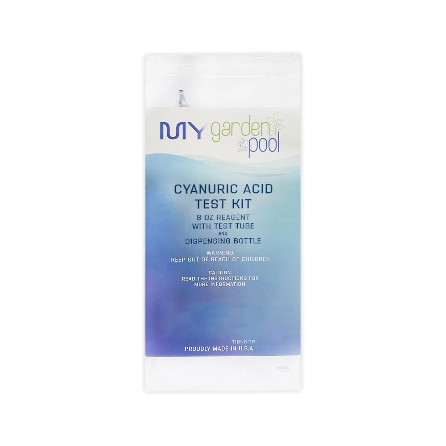 Cyanuric Acid Test Kit – Accurate 8 oz Reagent with Test Tube & Mixing Bottle – Professional Grade Pool Maintenance by My Garden Pool