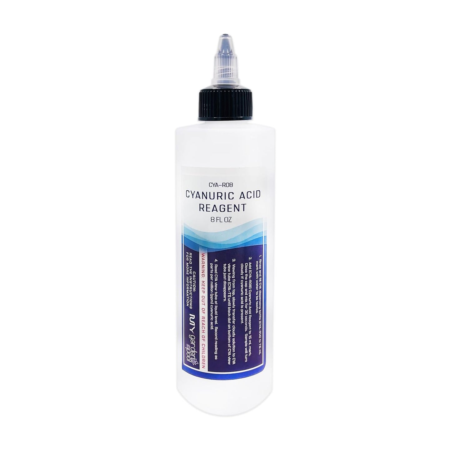 Cyanuric Acid Test Kit – Accurate 8 oz Reagent with Test Tube & Mixing Bottle – Professional Grade Pool Maintenance by My Garden Pool
