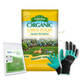 Espoma Summer Revitalizer 30 lb – Organic Lawn Fertilizer 8-0-0 – Includes My Garden Pool Claw Gloves & Soil pH Test Strips