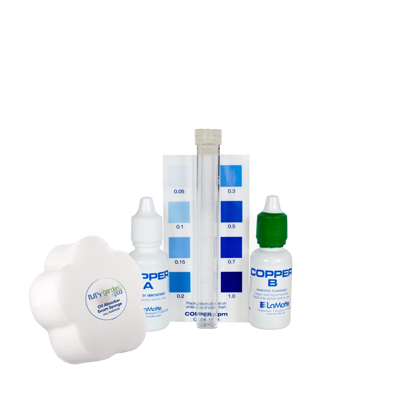 PristineBlue Copper Mini Test Kit – Accurate Copper Level Testing with Scum Sponge