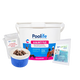 Poolife Alkalinity Plus 25 lb – Bulk Total Alkalinity Booster – Prevents pH Swings – With 2 Scum Socks & 7-in-1 Pool Test Strips