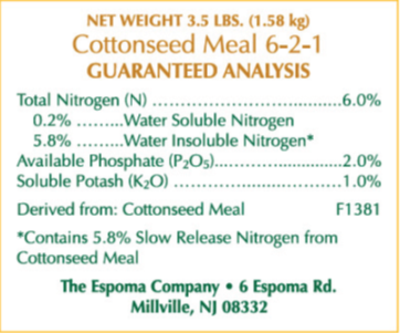 Espoma Cottonseed Meal 3.5 lb – Organic Acid-Loving Plant Fertilizer – Includes Claw Gloves & pH Soil Test Kit by My Garden Pool