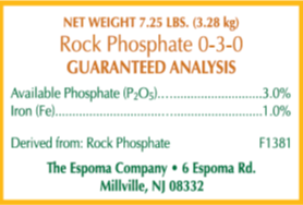 Espoma Rock Phosphate 7.25 lb – Natural Source of Phosphorus & Calcium for Root & Bloom Boost – With Gloves & Soil pH Test Strips