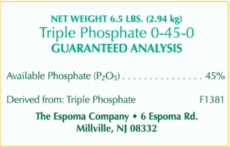 Espoma Triple Phosphate 6.5 lb – High-Phosphorus Fertilizer for Vigorous Root Growth – Includes Claw Gloves & Soil pH Test Kit