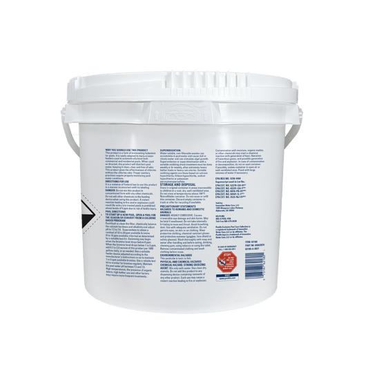 Poolife Bromine Tablet 25 lb – Long-Lasting Pool & Spa Sanitizer – Includes 2 Scum Socks and 7-in-1 Test Strips