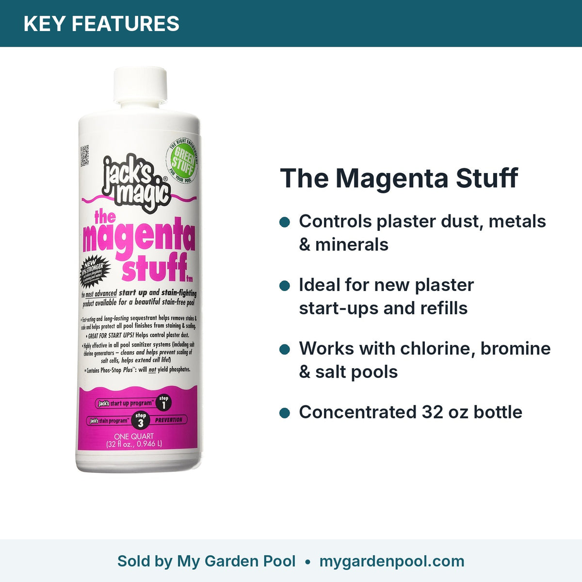 Jack's Magic The Magenta Stuff key features