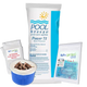 Pool Breeze Power 73% Cal Hypo Granular Chlorine Shock – 1 lb – Ultra-Strong Sanitizer – Includes Scum Socks & Test Strips