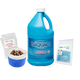 BAQUACIL Swimming Pool Sanitizer and Algistat 64 fl oz – Chlorine-Free Sanitizer with Algae Control – Gentle on Skin – Includes Scum Socks & Test Strips