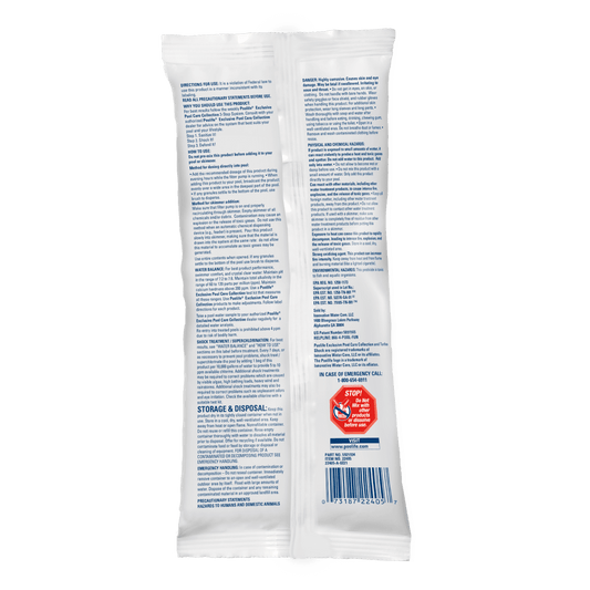 Poolife TurboShock Treatment 17 lb – Bulk Calcium Hypochlorite Pool Shock – Professional Grade Chlorine – Includes 2 Scum Socks and 7-in-1 Test Strips