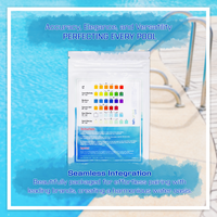 GLB Vanquish Deposit Control 32 fl oz – Eliminates Pool Stains and Scale – Clears Metals from Water – Includes 2 Scum Socks and 7-in-1 Test Strips