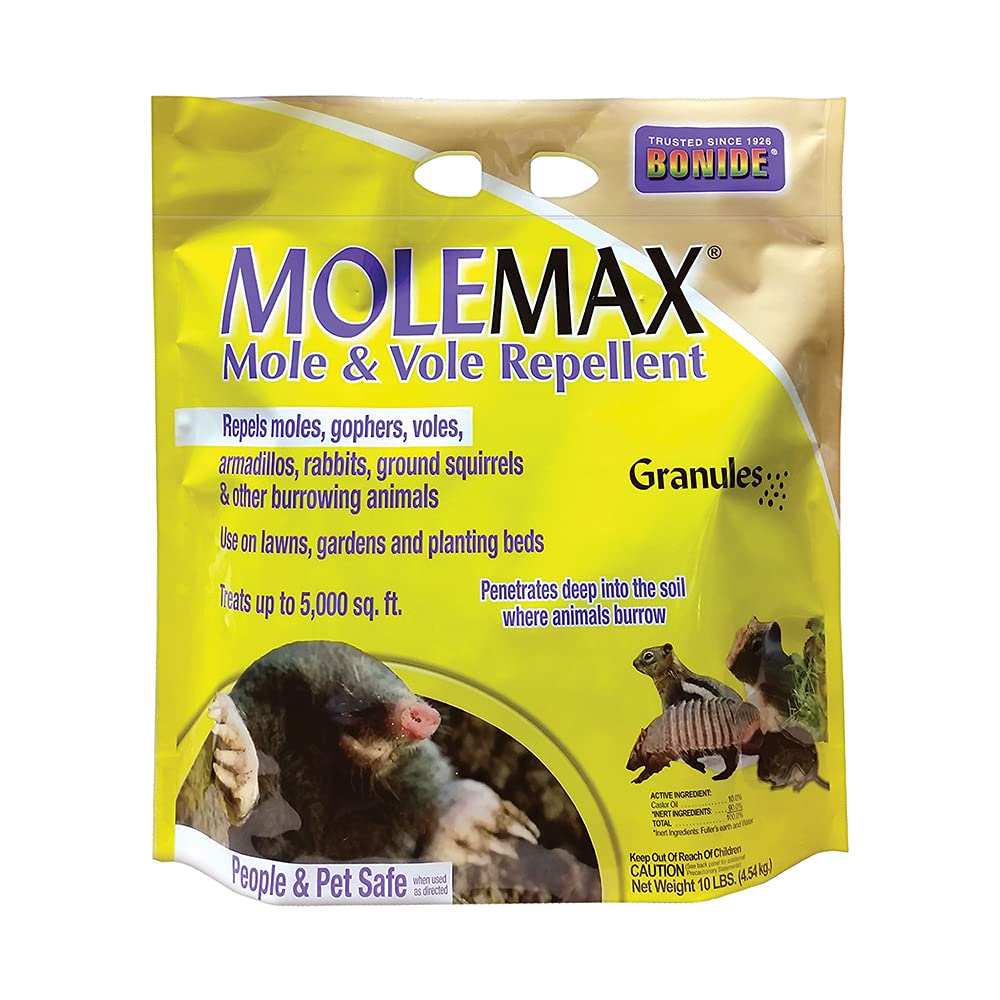 Bonide MoleMax Mole and Vole Repellent Granules 10 lb bag