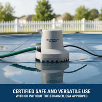 Superior Pump cover pump on a pool cover
