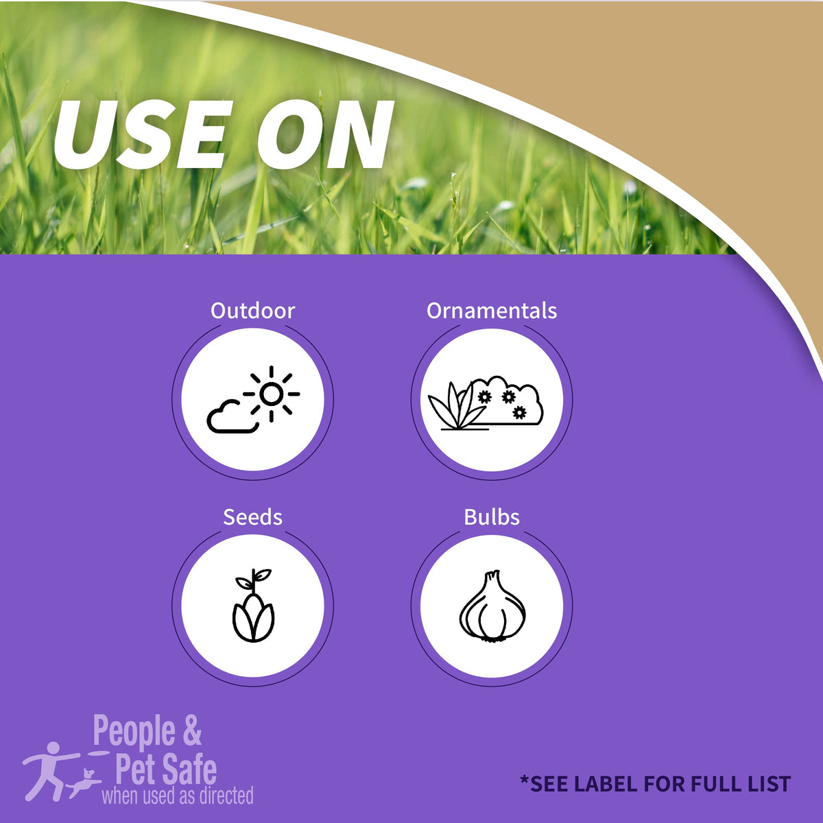 Bonide MoleMax use on lawns, gardens, seeds and bulbs