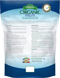 Espoma Organic Perlite 8 qt – Premium Soil Aerator – Bonus Gloves & Soil pH Test Kit