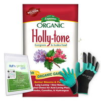 Espoma Holly-tone 36 lb – For Acid-Loving Plants + Free Claw Gloves & pH Test Kit