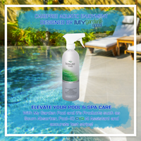 Leisure Time Instant Cartridge Clean 16 fl oz – Fast Spa Filter Cleaner – Spray-On Formula – Includes Scum Sponge and 7-in-1 Test Strips