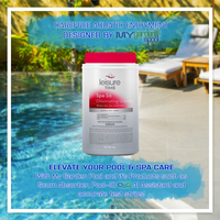 Leisure Time Spa 56 Chlorinating Granules 5 LBS – Fast-Acting Spa Sanitizer – Crystal Clear Water – Includes Scum Sponge and 7-in-1 Test Strips