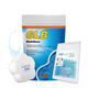 GLB Stabilizer (bag) 4 lbs – Shields Pool Chlorine from Sunlight – Prolongs Sanitizer Effectiveness – Includes 2 Scum Socks and 7-in-1 Test Strips