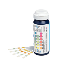 BAQUACIL 4-Way Test Strips – Easy Testing for Sanitizer, pH, Alkalinity & Hardness – Ideal for Chlorine-Free Pools – Bonus Scum Socks Included
