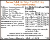 Cactus! 8 oz – Espoma Organic Cactus & Succulent Fertilizer – Includes My Garden Pool Claw Gloves & Soil pH Test Strips