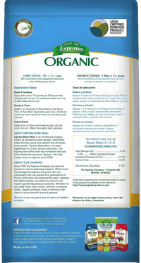 Espoma Bone Meal 8 lb – Organic Phosphorus for Bulbs, Roses & Perennials – Includes Claw Gloves & Soil pH Test Kit