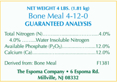 Espoma Bone Meal 4 lb – Organic Flower & Bulb Fertilizer – Includes Claw Gloves & pH Soil Test Kit by My Garden Pool