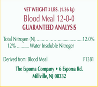 Espoma Blood Meal 3 lb – Organic Nitrogen Supplement for Leafy Growth – Bonus Gloves & Soil pH Test Kit Included