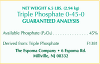 Espoma Triple Phosphate 6.5 lb – High-Phosphorus Fertilizer for Vigorous Root Growth – Includes Claw Gloves & Soil pH Test Kit
