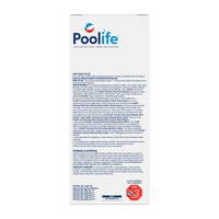 Poolife Back to Blue 1 Kit – Powerful 2-Part Pool Treatment – Clears Severe Cloudy or Green Water – Includes 2 Scum Socks and 7-in-1 Test Strips