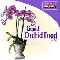 Bonide Bonide Liquid Orchid Food 9-7-9 label and directions