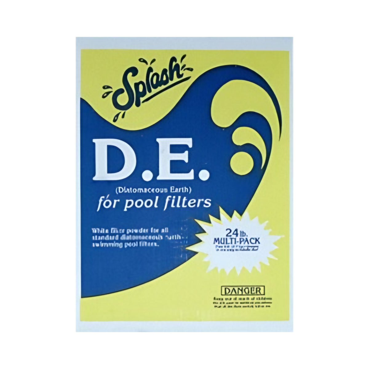 Splash Splash Diatomaceous Earth Pool Filter Powder, 24 lb Box – Four Easy-Add Bags
