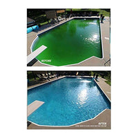 Green pool before and after Green to Clean treatment