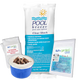 Pool Breeze Dichlor Chlorine Granular Shock – 1 lb Bag – Stabilized Chlorine – Includes Scum Socks & Test Strips
