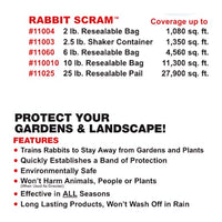 Epic Repellents Rabbit Repellent Granules in use