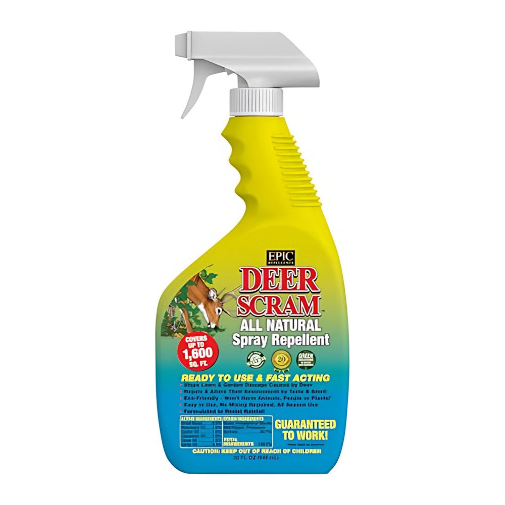 Epic Repellents Epic Repellents Deer Scram Liquid Repellent, 32 oz 32 fl oz ready-to-use spray