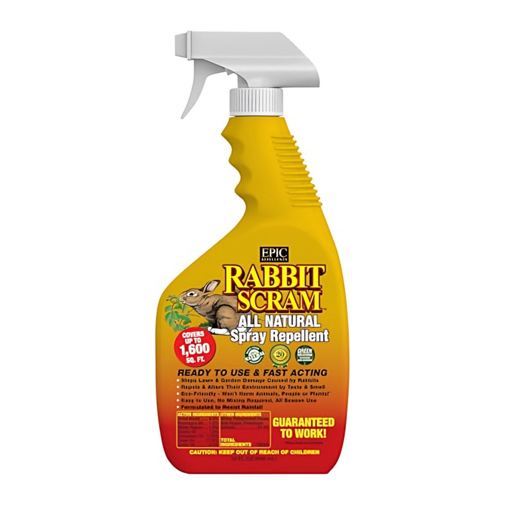 Epic Repellents Epic Repellents Rabbit Scram Liquid Repellent, 32 oz 32 fl oz ready-to-use spray