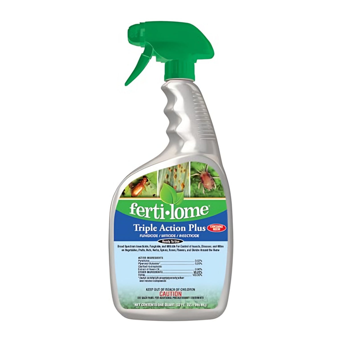 Fertilome Fertilome Triple Action Plus Insecticide, Miticide & Fungicide, 32 oz 32 oz ready-to-use spray