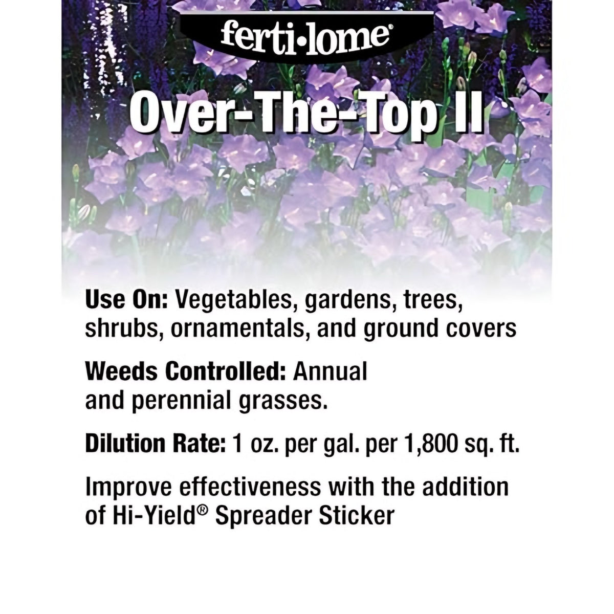 Fertilome Selective Grass Killer Concentrate label and directions