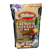 Hoffman Organic Cactus and Succulent Soil Mix, 10 qt – Easy-Pour Bag