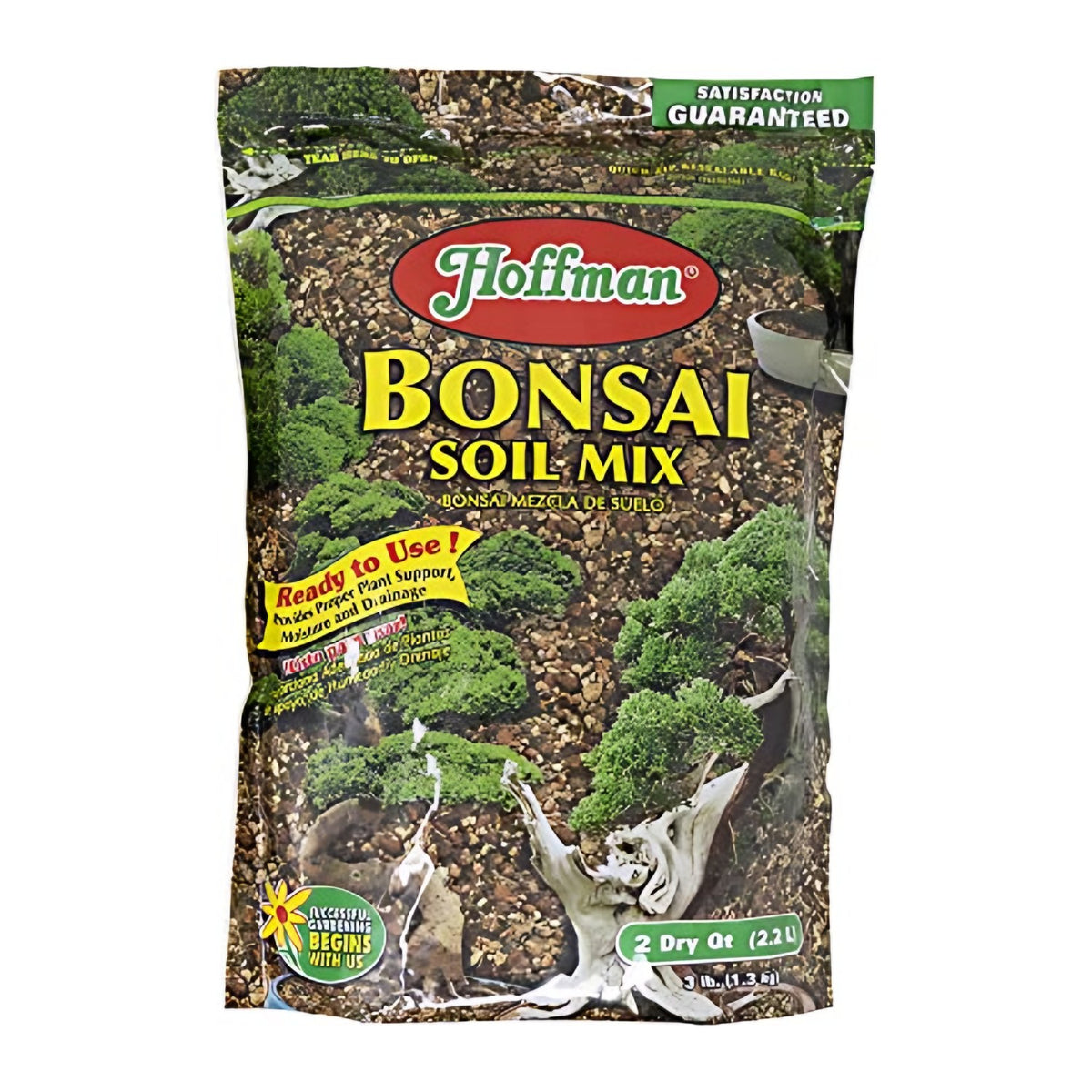 Hoffman Bonsai Soil Mix, 2 qt – Moisture and Drainage Support