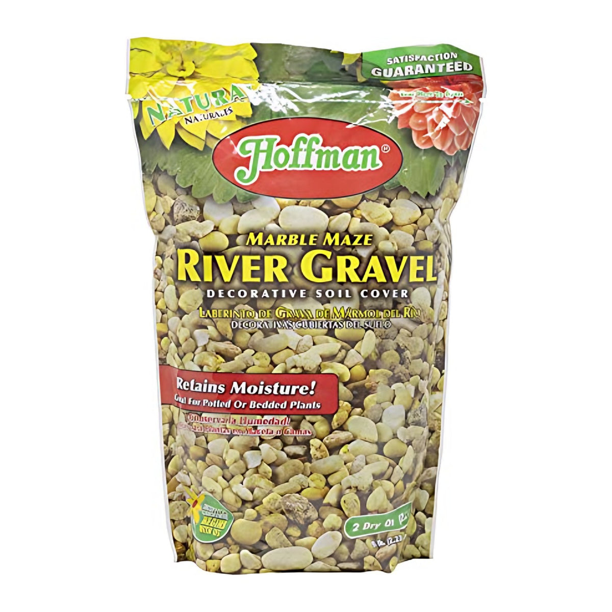 Hoffman Marble Maze River Gravel, 2 qt – Decorative Soil Cover