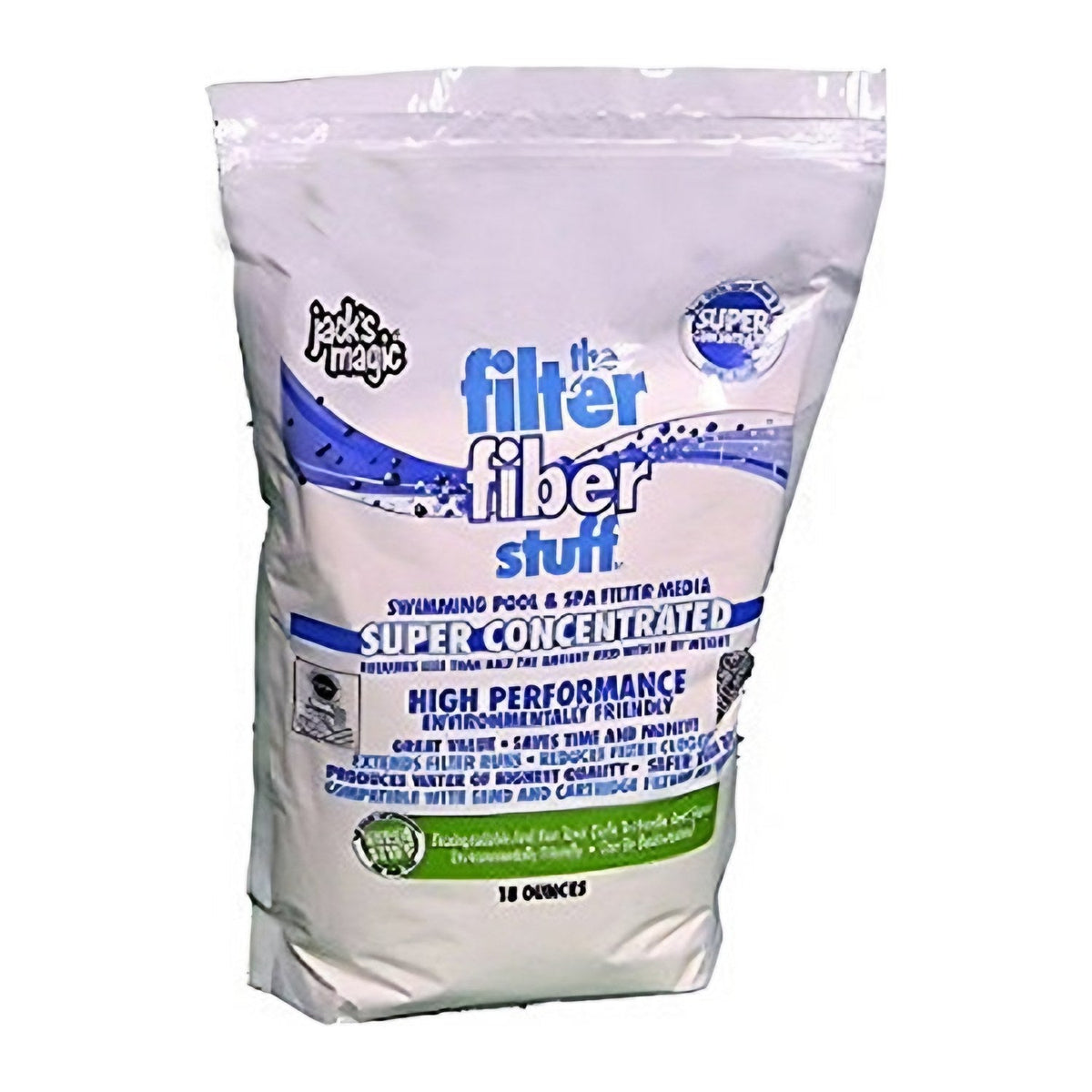 Jack's Magic Jack's Magic Filter Fiber Stuff Pool Filter Media, 18 oz 18 oz