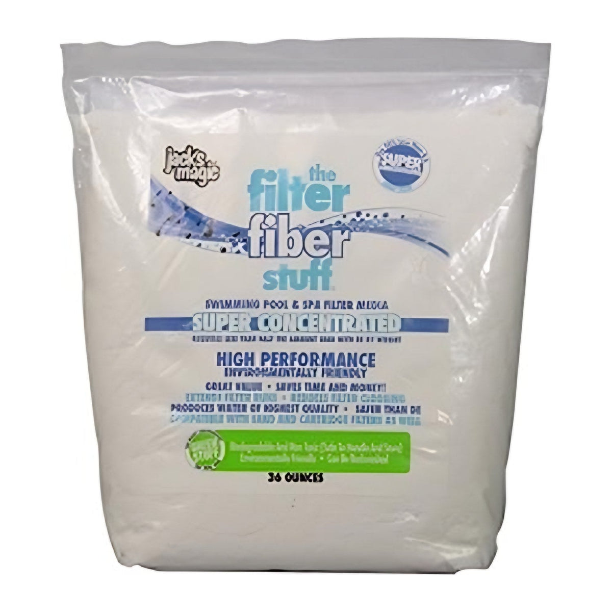 Jack's Magic Jack's Magic Filter Fiber Stuff Pool Filter Media, 36 oz 36 oz