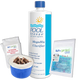 Pool Breeze Megablu Concentrated Clarifier – 32 oz – Ultra-Clear Water Formula – Includes Scum Socks & Test Strips