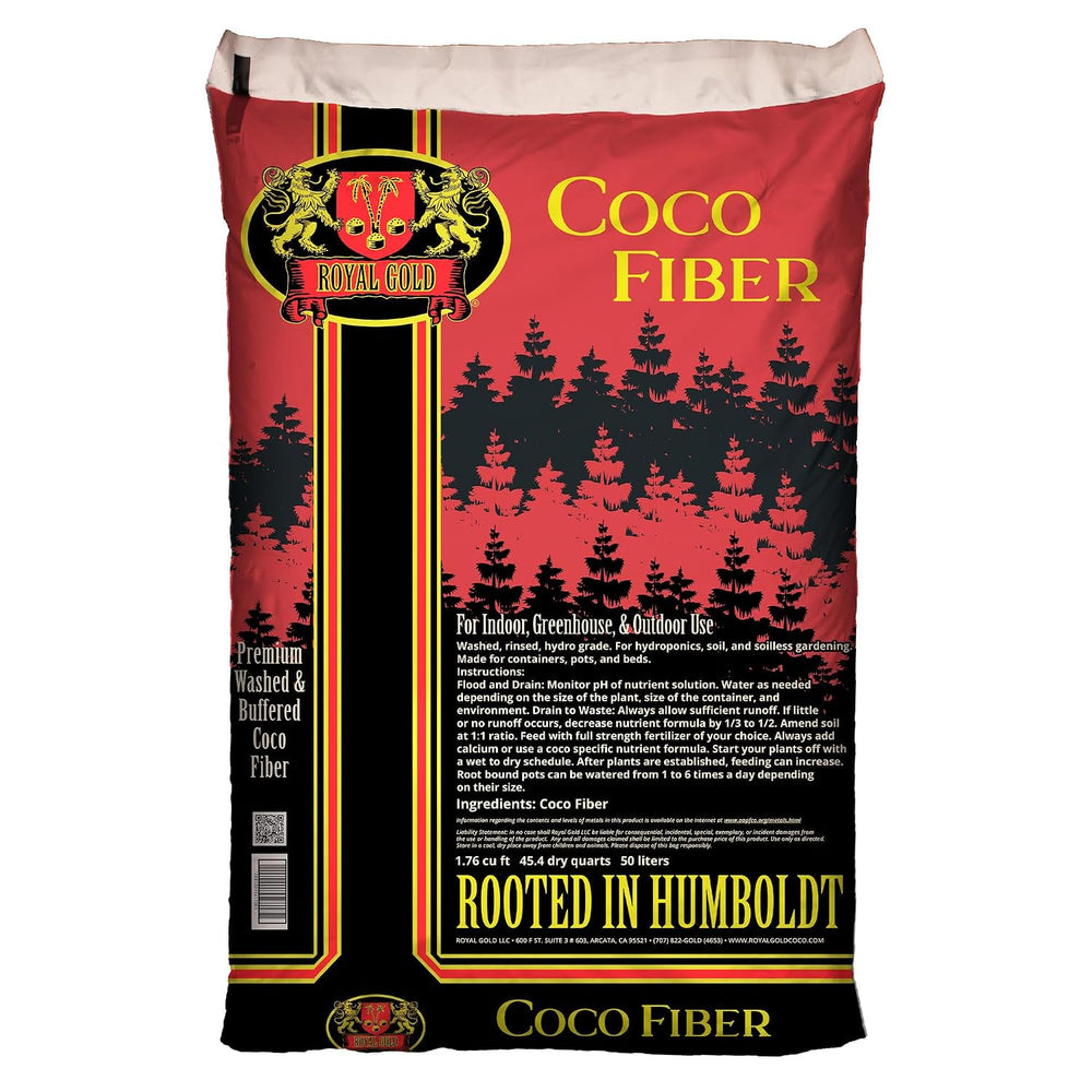 Royal Gold Coco Fiber soilless growing medium bag front