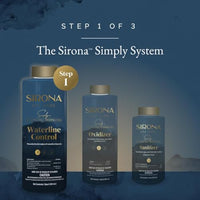 Sirona Simply Hot Tub Care Kit: Waterline Cleaner, Oxidizer, Non-Chlorine Sanitizer with My Garden Pool 20 Ct. Test Strips & Scum Sponge Flower Oil-Absorbing Sponge for Hot Tubs and Pools