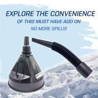 My Garden Pool Splash RV & Marine -50°F Antifreeze Set Flexible Plastic Funnel Spout and Sprinkler Blowout Adapter, Shut Off Valve - for Winterizing RV, Camper, Boat, Motorhome Systems (4)
