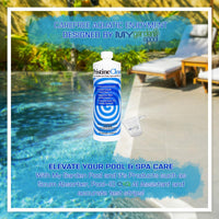 PristineClear 32 fl oz Pool & Spa Water Clarifier Removes Cloudiness and Enhances Filter Efficiency for Sparkling Water Includes My Garden Pool Measuring Cup